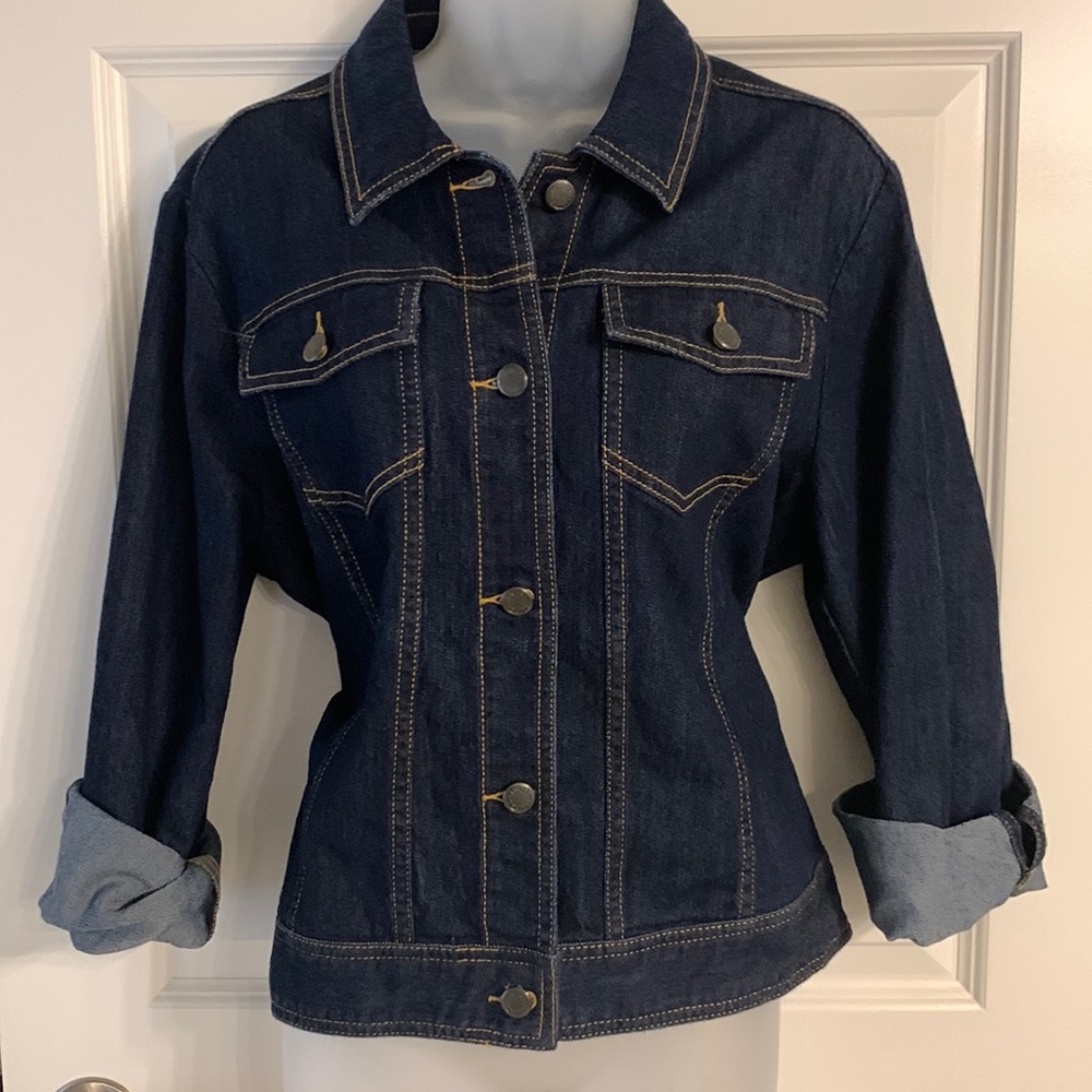LIKE NEW The Limited XL Dark blue jean jacket like new condition